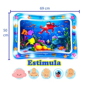 Tapetes de Estimulación Temprana para Bebés, Colores Vibrantes.