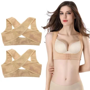 Fajas Correctora de Postura Power Fit  Levanta Busto 2 Piezas