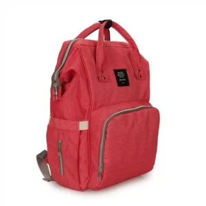 Mochila Pañalera Land Moderna Oxford Tangerina