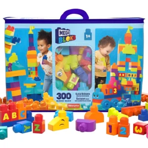 Mega Bloks Bolsa Gigante De Construcción 300 Bloques Juguete Educativo Para Niños