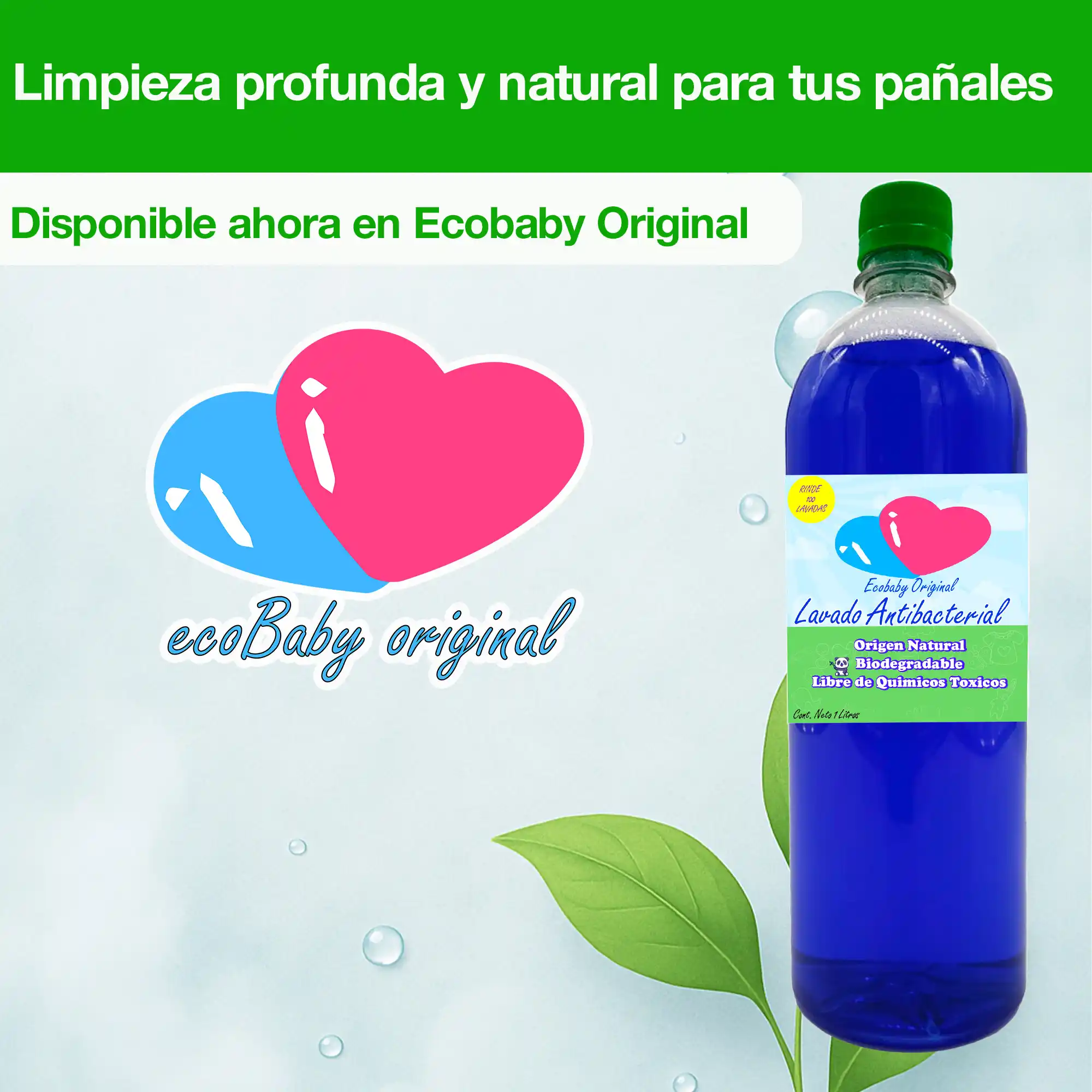 Lavado Profundo Eliminador de Olores para Pañales de Tela - Image 5