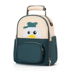 Mochila Porta Biberones Térmica Pato Verde