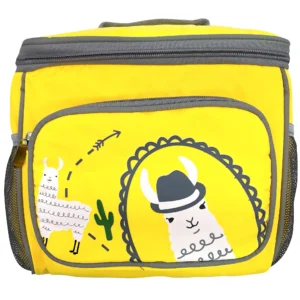 Lonchera Porta Biberones Térmica Impermeable Amarilla