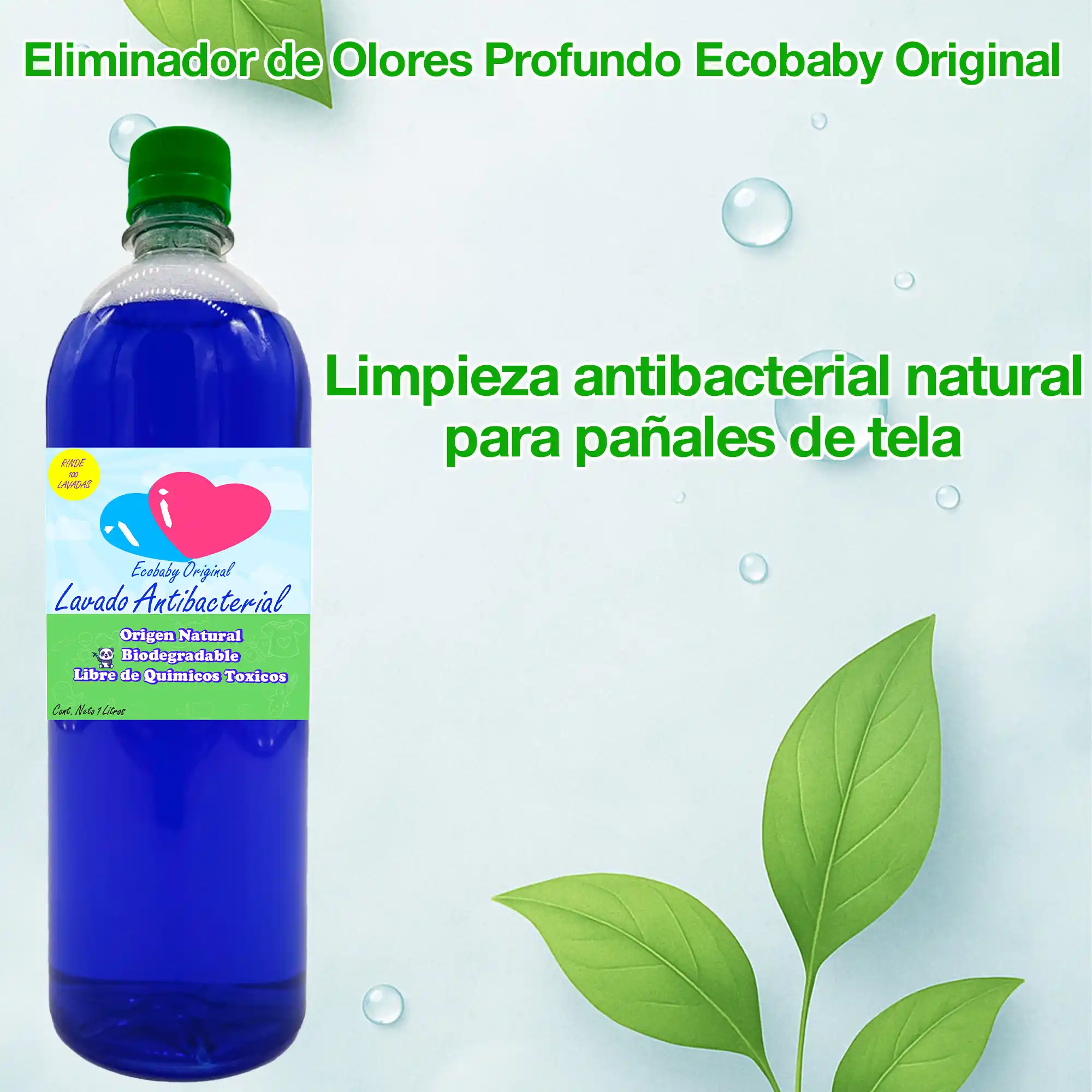 Lavado Profundo Eliminador de Olores para Pañales de Tela - Image 2