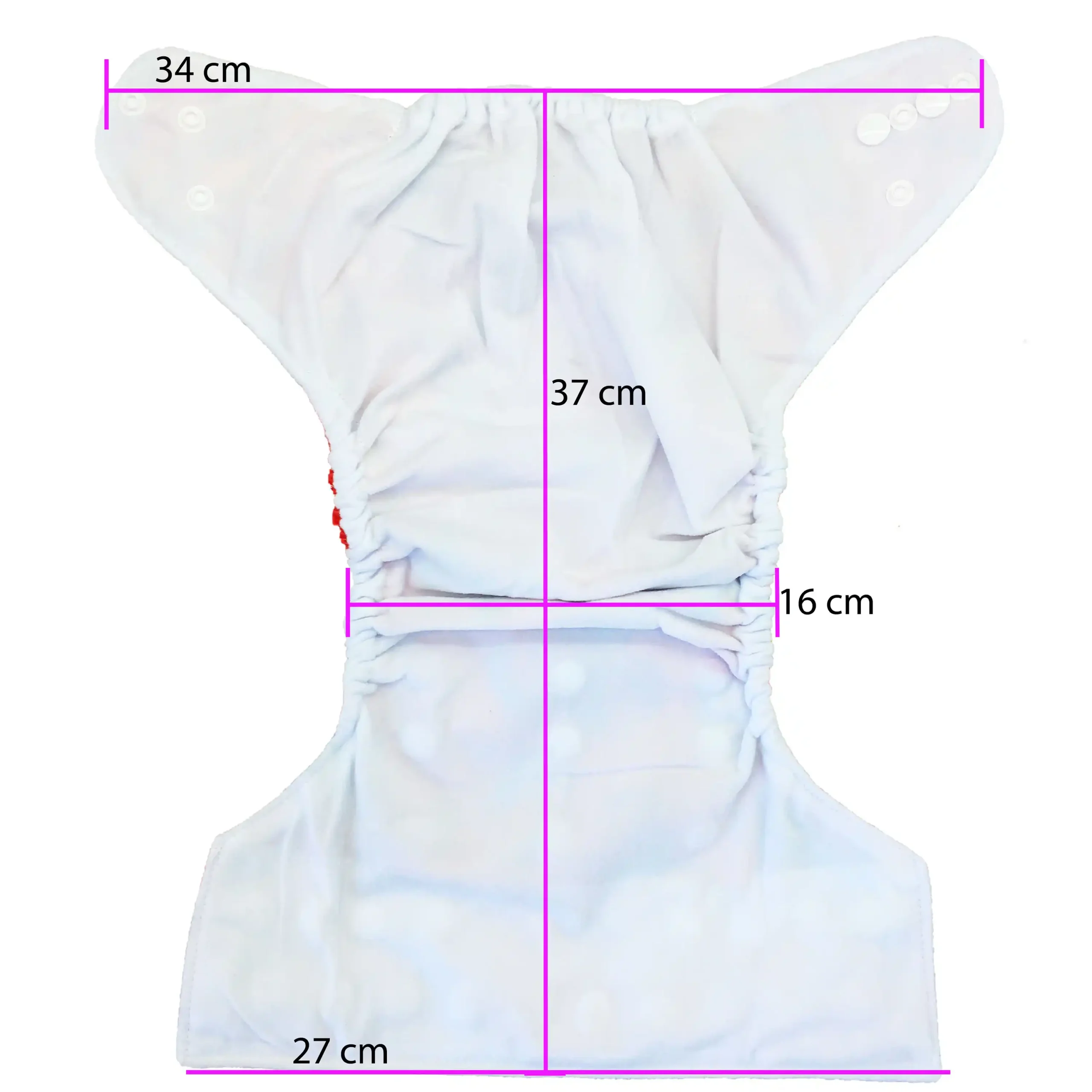 Pañal de Tela Reutilizable con Insertos Nocturnos y Rollo de Bambú - Image 5