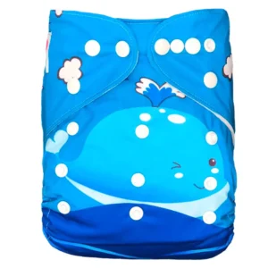 Pañal de tela clasico ballena